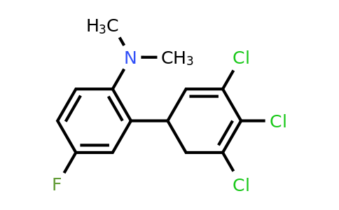 1361552-91-1 | [4-Fluoro-2-(3,4,5-trichlorocyclohexa-2,4-dienyl)-phenyl]-dimethyl-amine
