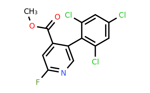 1361553-04-9 | Methyl 2-fluoro-5-(2,4,6-trichlorophenyl)isonicotinate