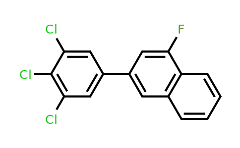 1361554-93-9 | 1-Fluoro-3-(3,4,5-trichlorophenyl)naphthalene