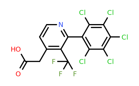 1361555-05-6 | 2-(Perchlorophenyl)-3-(trifluoromethyl)pyridine-4-acetic acid