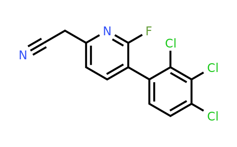 1361555-14-7 | 2-Fluoro-3-(2,3,4-trichlorophenyl)pyridine-6-acetonitrile
