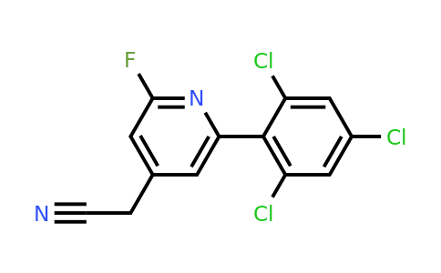1361555-20-5 | 2-Fluoro-6-(2,4,6-trichlorophenyl)pyridine-4-acetonitrile