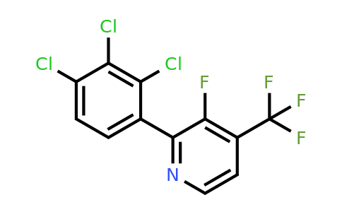 1361555-51-2 | 3-Fluoro-2-(2,3,4-trichlorophenyl)-4-(trifluoromethyl)pyridine