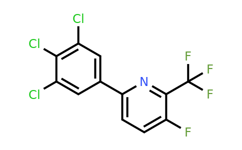1361555-56-7 | 3-Fluoro-6-(3,4,5-trichlorophenyl)-2-(trifluoromethyl)pyridine