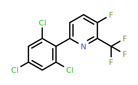 1361558-28-2 | 3-Fluoro-6-(2,4,6-trichlorophenyl)-2-(trifluoromethyl)pyridine