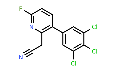 1361558-63-5 | 6-Fluoro-3-(3,4,5-trichlorophenyl)pyridine-2-acetonitrile