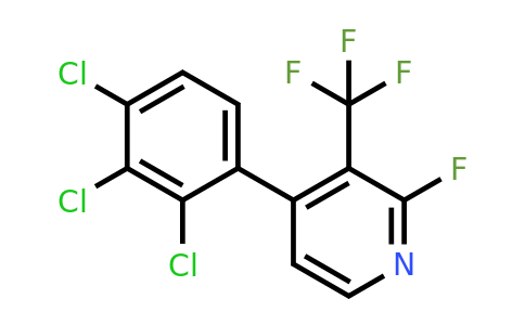 1361558-83-9 | 2-Fluoro-4-(2,3,4-trichlorophenyl)-3-(trifluoromethyl)pyridine