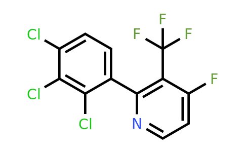 1361558-93-1 | 4-Fluoro-2-(2,3,4-trichlorophenyl)-3-(trifluoromethyl)pyridine