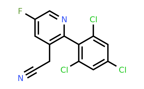 1361561-38-7 | 5-Fluoro-2-(2,4,6-trichlorophenyl)pyridine-3-acetonitrile