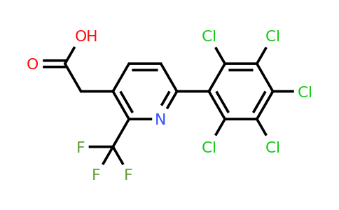 1361564-31-9 | 6-(Perchlorophenyl)-2-(trifluoromethyl)pyridine-3-acetic acid