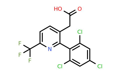 1361565-49-2 | 2-(2,4,6-Trichlorophenyl)-6-(trifluoromethyl)pyridine-3-acetic acid