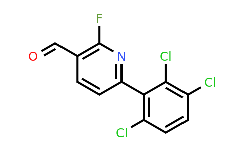 1361565-82-3 | 2-Fluoro-6-(2,3,6-trichlorophenyl)nicotinaldehyde