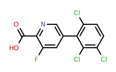 1361566-13-3 | 3-Fluoro-5-(2,3,6-trichlorophenyl)picolinic acid