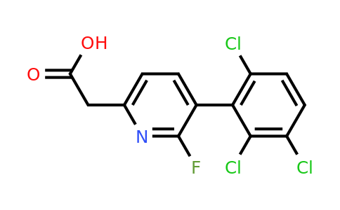 1361566-41-7 | 2-Fluoro-3-(2,3,6-trichlorophenyl)pyridine-6-acetic acid