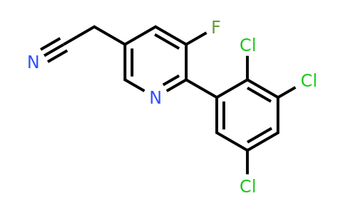 1361566-71-3 | 3-Fluoro-2-(2,3,5-trichlorophenyl)pyridine-5-acetonitrile