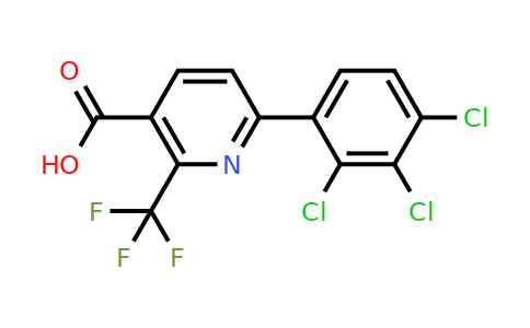1361566-85-9 | 6-(2,3,4-Trichlorophenyl)-2-(trifluoromethyl)nicotinic acid