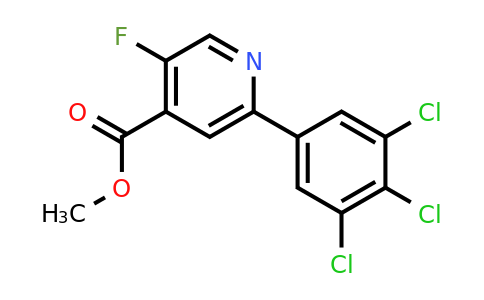 1361566-86-0 | Methyl 5-fluoro-2-(3,4,5-trichlorophenyl)isonicotinate