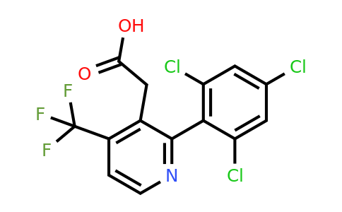 1361567-11-4 | 2-(2,4,6-Trichlorophenyl)-4-(trifluoromethyl)pyridine-3-acetic acid