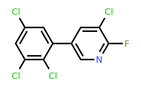 1361567-23-8 | 3-Chloro-2-fluoro-5-(2,3,5-trichlorophenyl)pyridine