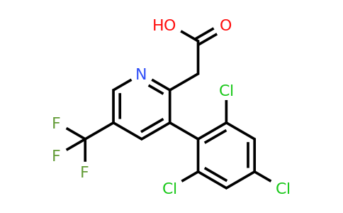 1361567-27-2 | 3-(2,4,6-Trichlorophenyl)-5-(trifluoromethyl)pyridine-2-acetic acid