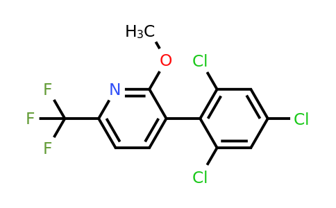 1361571-47-2 | 2-Methoxy-3-(2,4,6-trichlorophenyl)-6-(trifluoromethyl)pyridine