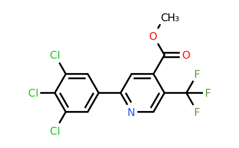 1361571-87-0 | Methyl 2-(3,4,5-trichlorophenyl)-5-(trifluoromethyl)isonicotinate