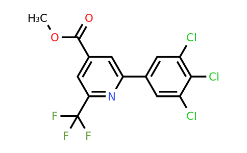 1361572-32-8 | Methyl 2-(3,4,5-trichlorophenyl)-6-(trifluoromethyl)isonicotinate