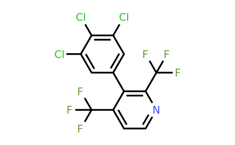 1361572-39-5 | 2,4-Bis(trifluoromethyl)-3-(3,4,5-trichlorophenyl)pyridine