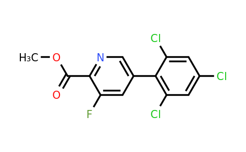 1361573-26-3 | Methyl 3-fluoro-5-(2,4,6-trichlorophenyl)picolinate