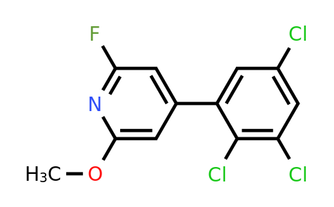 1361575-68-9 | 2-Fluoro-6-methoxy-4-(2,3,5-trichlorophenyl)pyridine