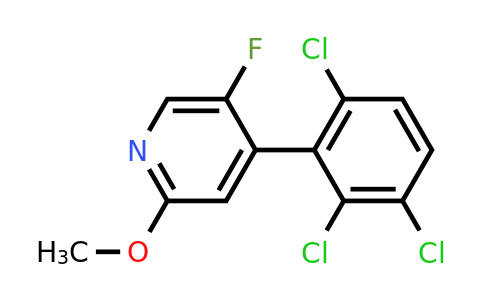 1361575-72-5 | 5-Fluoro-2-methoxy-4-(2,3,6-trichlorophenyl)pyridine