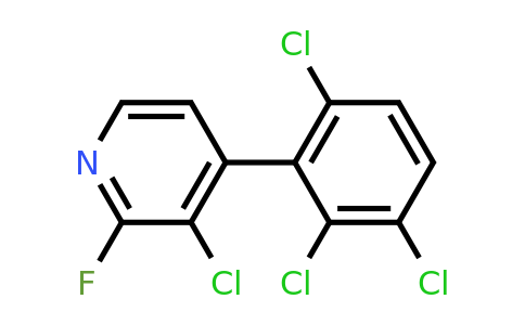 1361576-81-9 | 3-Chloro-2-fluoro-4-(2,3,6-trichlorophenyl)pyridine