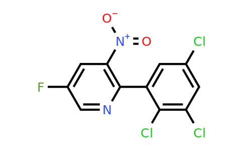 1361576-94-4 | 5-Fluoro-3-nitro-2-(2,3,5-trichlorophenyl)pyridine