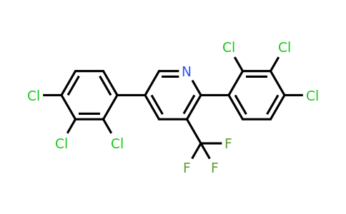 1361577-18-5 | 2,5-Bis(2,3,4-trichlorophenyl)-3-(trifluoromethyl)pyridine