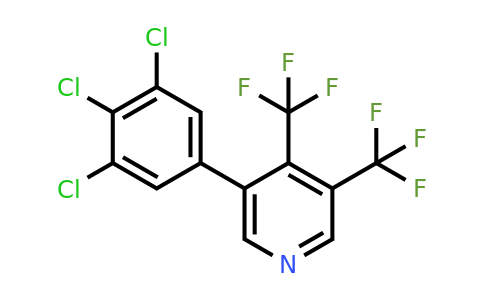 1361577-53-8 | 4,5-Bis(trifluoromethyl)-3-(3,4,5-trichlorophenyl)pyridine