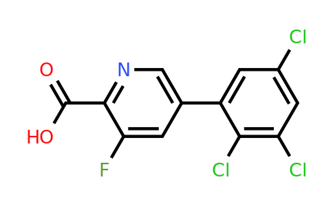 1361577-73-2 | 3-Fluoro-5-(2,3,5-trichlorophenyl)picolinic acid