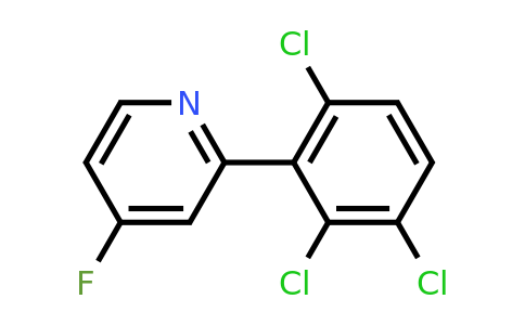 1361577-85-6 | 4-Fluoro-2-(2,3,6-trichlorophenyl)pyridine