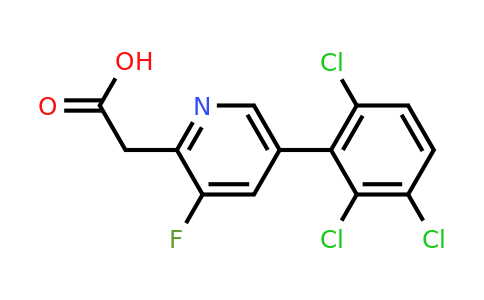 1361577-97-0 | 3-Fluoro-5-(2,3,6-trichlorophenyl)pyridine-2-acetic acid