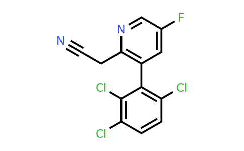 1361578-14-4 | 5-Fluoro-3-(2,3,6-trichlorophenyl)pyridine-2-acetonitrile