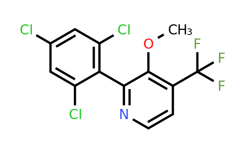 1361580-21-3 | 3-Methoxy-2-(2,4,6-trichlorophenyl)-4-(trifluoromethyl)pyridine