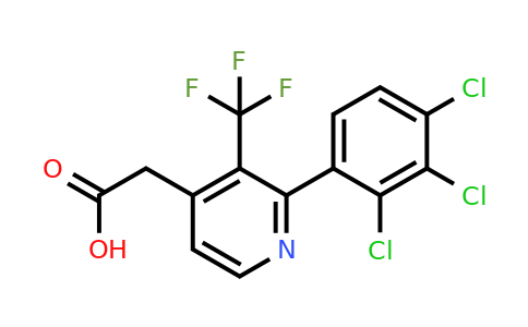 1361580-36-0 | 2-(2,3,4-Trichlorophenyl)-3-(trifluoromethyl)pyridine-4-acetic acid