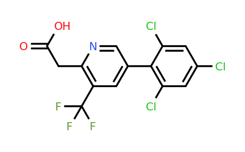 1361580-52-0 | 5-(2,4,6-Trichlorophenyl)-3-(trifluoromethyl)pyridine-2-acetic acid