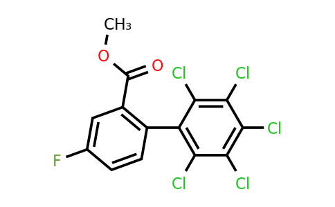 1361580-74-6 | Methyl 4-fluoro-2',3',4',5',6'-pentachlorobiphenyl-2-carboxylate