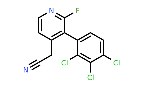 1361583-56-3 | 2-Fluoro-3-(2,3,4-trichlorophenyl)pyridine-4-acetonitrile