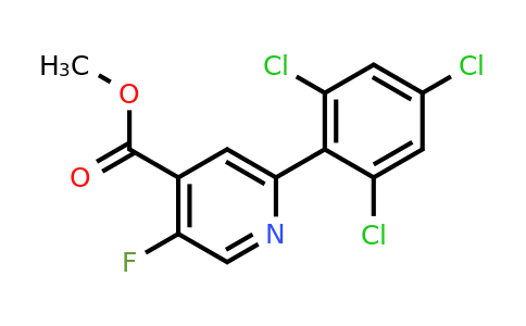 1361583-83-6 | Methyl 5-fluoro-2-(2,4,6-trichlorophenyl)isonicotinate