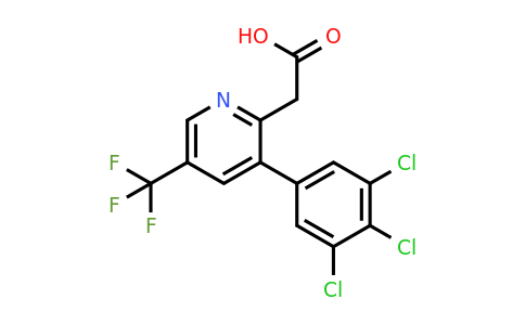 1361584-72-6 | 3-(3,4,5-Trichlorophenyl)-5-(trifluoromethyl)pyridine-2-acetic acid