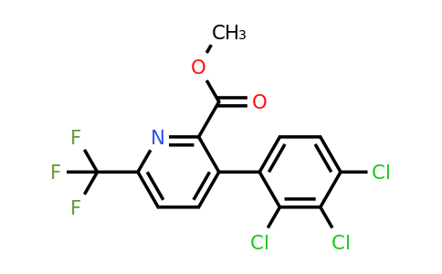 1361585-29-6 | Methyl 3-(2,3,4-trichlorophenyl)-6-(trifluoromethyl)picolinate