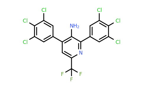 1361585-77-4 | 3-Amino-2,4-bis(3,4,5-trichlorophenyl)-6-(trifluoromethyl)pyridine