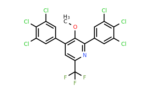 1361586-91-5 | 2,4-Bis(3,4,5-trichlorophenyl)-3-methoxy-6-(trifluoromethyl)pyridine