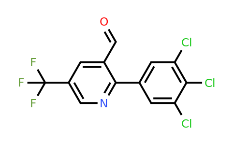 1361587-23-6 | 2-(3,4,5-Trichlorophenyl)-5-(trifluoromethyl)nicotinaldehyde